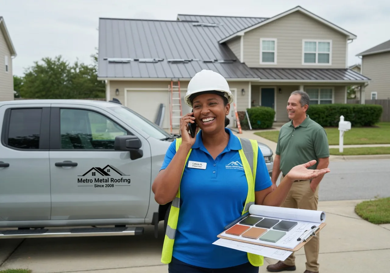 Storm Damage Metal Roof Repair in Martelle, IA